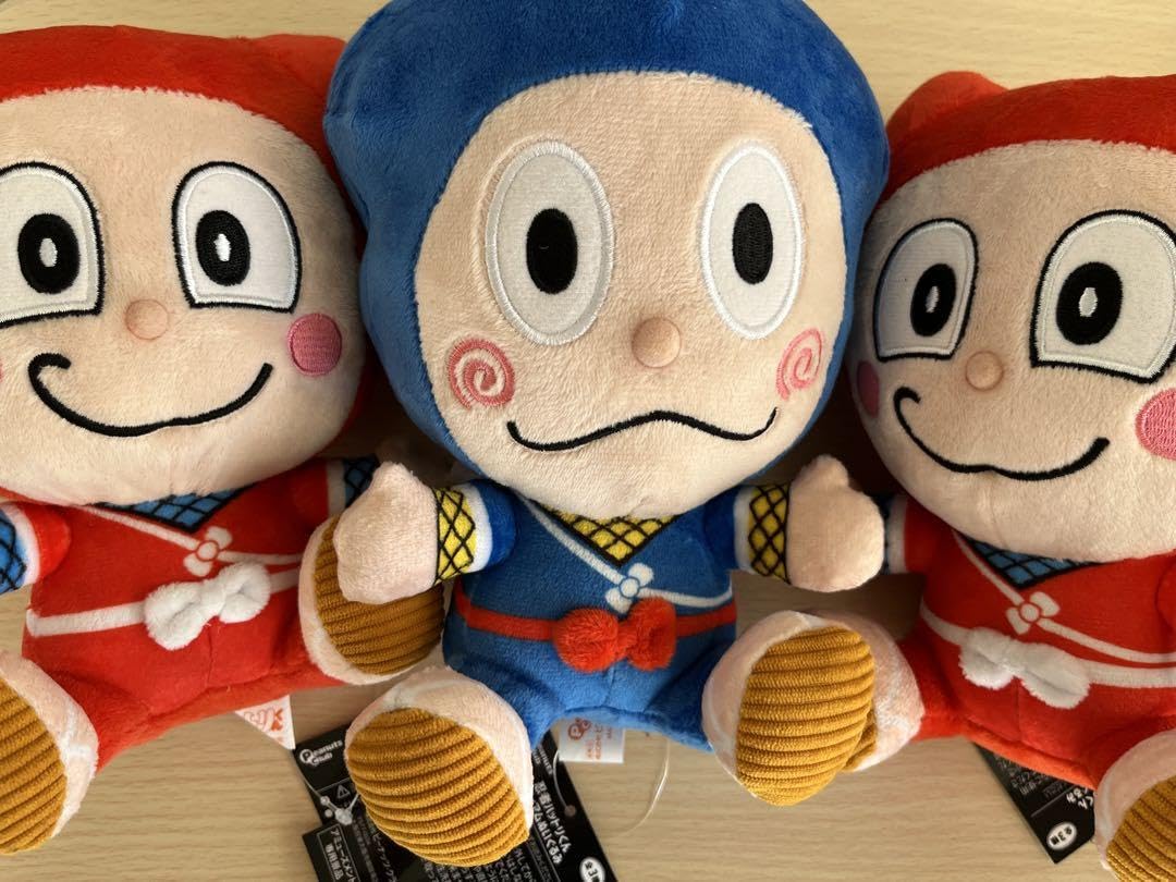 忍者ハットリくん　ユラユラ首振りマスコット　3点セット 四日市日永店】［出張買取］《忍者ハットリくん ユラユラ首振り